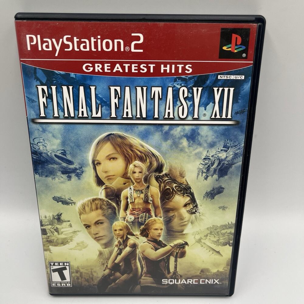 Final Fantasy XII 12 SONY PLAYSTATION 2 PS2 Complete CIB & Tested - Complete CIB